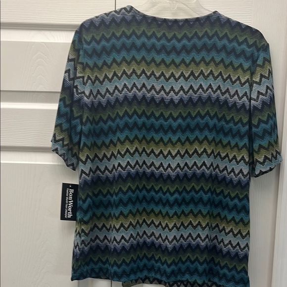 Blue Graphic Short Sleeve Tee - Picture 6 of 7